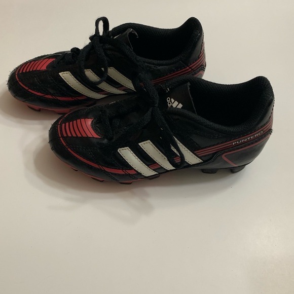 adidas Other - Adidas black and pink girls cleats size 12